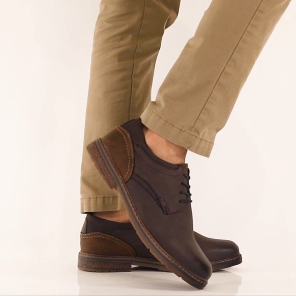Classic Brown Leather Oxfords for Men main image 4